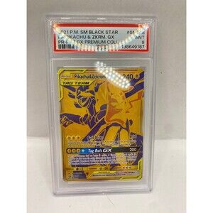 Pikachu & Zekrom GX Tag Team PSA 9 SM248 Promo Sun & Moon Pokemon TCG